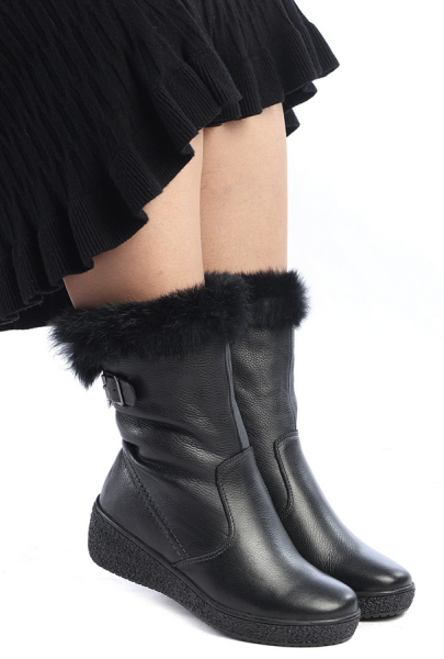 ЖЕНСКИЕ САПОГИ НАТУРАЛЬНАЯ КОЖА НАТУРАЛЬНЫЙ МЕХ GUGU ГЕРМАНИЯ