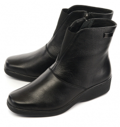 ЖЕНСКИЕ ПОЛУСАПОГИ НАТУРАЛЬНАЯ КОЖА / БАЙКА РОСВЕСТ РОССИЯ