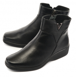 ЖЕНСКИЕ ПОЛУСАПОГИ НАТУРАЛЬНАЯ КОЖА / БАЙКА РОСВЕСТ РОССИЯ