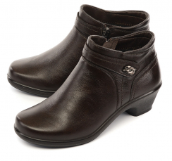 ЖЕНСКИЕ БОТИНКИ НАТУРАЛЬНАЯ КОЖА / БАЙКА РОСВЕСТ РОССИЯ