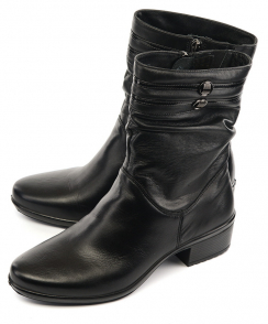 ЖЕНСКИЕ ПОЛУСАПОГИ НАТУРАЛЬНАЯ КОЖА-ЛАК / БАЙКА МАРКО БЕЛАРУСЬ