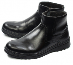 МУЖСКИЕ БОТИНКИ НАТУРАЛЬНАЯ КОЖА / ШЕРСТЬ МАРКО БЕЛАРУСЬ