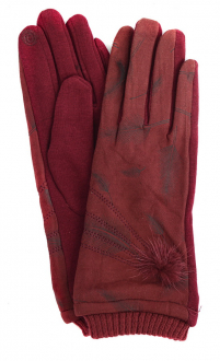 ЖЕНСКИЕ ПЕРЧАТКИ ТРИКОТАЖНЫЕ УТЕПЛЁННЫЕ НА ФЛИСЕ NUANZHIBAO