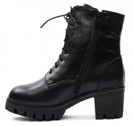 ЖЕНСКИЕ БОТИНКИ НАТУРАЛЬНАЯ КОЖА / НАТУРАЛЬНЫЙ МЕХ GUGU ГЕРМАНИЯ