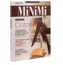 КОЛГОТКИ COTONE 250den MAXI ХЛОПОК NERO MINIMI ИТАЛИЯ