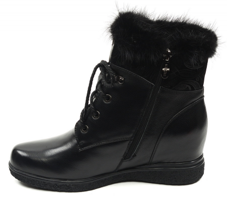 ЖЕНСКИЕ БОТИНКИ НАТУРАЛЬНАЯ КОЖА /НАТУРАЛЬНЫЙ МЕХ GUGU ГЕРМАНИЯ