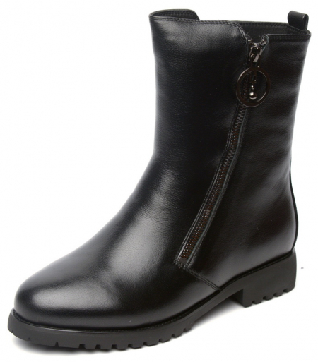 ЖЕНСКИЕ САПОГИ НАТУРАЛЬНАЯ КОЖА / НАТУРАЛЬНЫЙ МЕХ GUGU ГЕРМАНИЯ