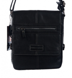 МУЖСКАЯ СУМКА НАТУРАЛЬНАЯ КОЖА RUFF RYDER