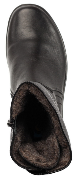 ЖЕНСКИЕ ПОЛУСАПОГИ НАТУРАЛЬНАЯ КОЖА / ШЕРСТЬ РОСВЕСТ РОССИЯ