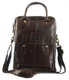 МУЖСКАЯ СУМКА НАТУРАЛЬНАЯ КОЖА ZZNICK 