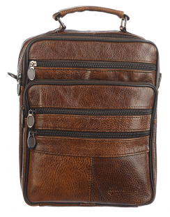 МУЖСКАЯ СУМКА НАТУРАЛЬНАЯ КОЖА ZHENHUC