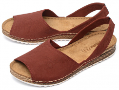 ЖЕНСКИЕ БОСОНОЖКИ НАТУРАЛЬНАЯ КОЖА INBLU