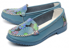 ЖЕНСКИЕ МОКАСИНЫ НАТУРАЛЬНАЯ КОЖА BNF ТАЙВАНЬ