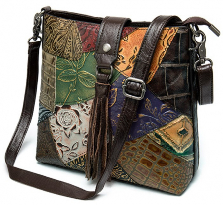 ЖЕНСКАЯ СУМКА НАТУРАЛЬНАЯ КОЖА KIKILOK КОРЕЯ