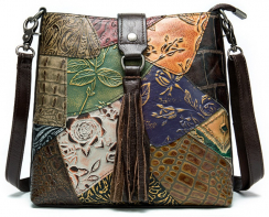 ЖЕНСКАЯ СУМКА НАТУРАЛЬНАЯ КОЖА  KIKILOK КОРЕЯ