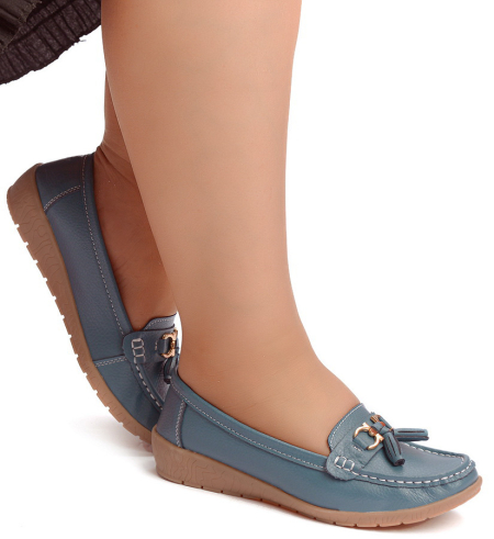 ЖЕНСКИЕ МОКАСИНЫ НАТУРАЛЬНАЯ КОЖА BINIFOOT/BNF ТАЙВАНЬ