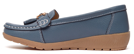 ЖЕНСКИЕ МОКАСИНЫ НАТУРАЛЬНАЯ КОЖА BINIFOOT/BNF ТАЙВАНЬ