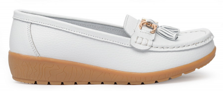 ЖЕНСКИЕ МОКАСИНЫ НАТУРАЛЬНАЯ КОЖА BINIFOOT/BNF ТАЙВАНЬ