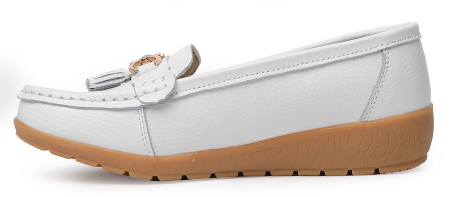 ЖЕНСКИЕ МОКАСИНЫ НАТУРАЛЬНАЯ КОЖА BINIFOOT/BNF ТАЙВАНЬ