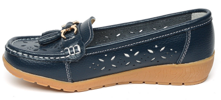 ЖЕНСКИЕ МОКАСИНЫ НАТУРАЛЬНАЯ КОЖА BINIFOOT/BNF ТАЙВАНЬ