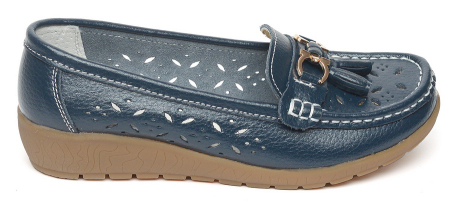 ЖЕНСКИЕ МОКАСИНЫ НАТУРАЛЬНАЯ КОЖА BINIFOOT/BNF ТАЙВАНЬ