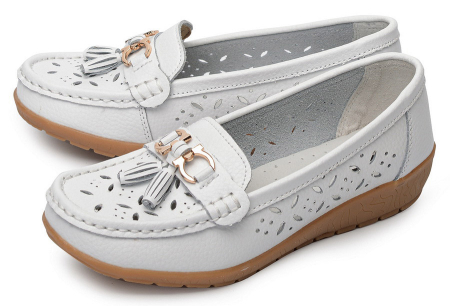 ЖЕНСКИЕ МОКАСИНЫ НАТУРАЛЬНАЯ КОЖА BINIFOOT/BNF ТАЙВАНЬ