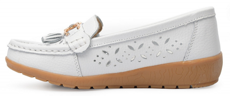 ЖЕНСКИЕ МОКАСИНЫ НАТУРАЛЬНАЯ КОЖА BINIFOOT/BNF ТАЙВАНЬ