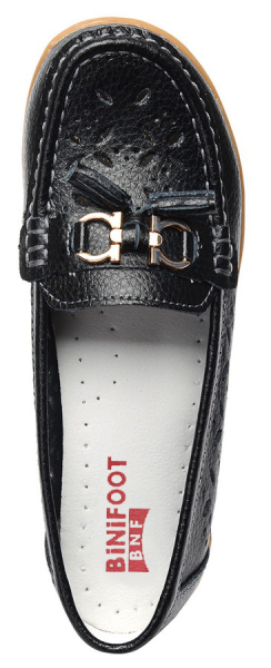 ЖЕНСКИЕ МОКАСИНЫ НАТУРАЛЬНАЯ КОЖА BINIFOOT/BNF ТАЙВАНЬ