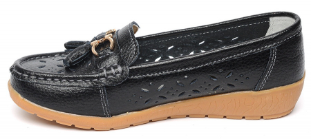 ЖЕНСКИЕ МОКАСИНЫ НАТУРАЛЬНАЯ КОЖА BINIFOOT/BNF ТАЙВАНЬ