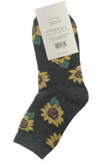 СерыйЦвет: принт: подсолнухи