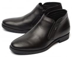 МУЖСКИЕ БОТИНКИ НАТУРАЛЬНАЯ КОЖА / БАЙКА CORVETTO