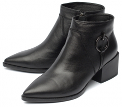 ЖЕНСКИЕ БОТИНКИ НАТУРАЛЬНАЯ КОЖА / БАЙКА МАРКО БЕЛАРУСЬ