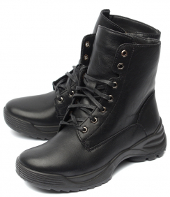 ЖЕНСКИЕ БОТИНКИ НАТУРАЛЬНАЯ КОЖА/ШЕРСТЬ АЛМИ РОССИЯ