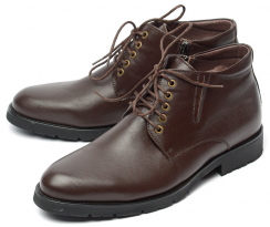 МУЖСКИЕ БОТИНКИ НАТУРАЛЬНАЯ КОЖА / НАТУРАЛЬНЫЙ МЕХ МАРКО БЕЛАРУСЬ