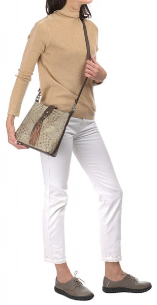 ЖЕНСКАЯ СУМКА НАТУРАЛЬНАЯ КОЖА KIKILOK КОРЕЯ