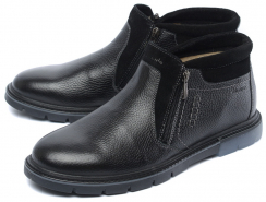 МУЖСКИЕ БОТИНКИ НАТУРАЛЬНАЯ КОЖА/ ШЕРСТЬ BURGERSCHUHE РОССИЯ