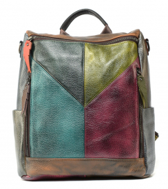 ЖЕНСКИЙ РЮКЗАК-СУМКА НАТУРАЛЬНАЯ КОЖА КОРЕЯ