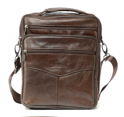 МУЖСКАЯ СУМКА НАТУРАЛЬНАЯ КОЖА ZHENHUC