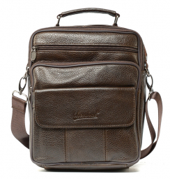 МУЖСКАЯ СУМКА НАТУРАЛЬНАЯ КОЖА ZHENHUC