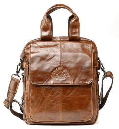 МУЖСКАЯ СУМКА НАТУРАЛЬНАЯ КОЖА ТАЙВАНЬ