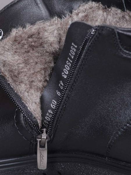 МУЖСКИЕ БОТИНКИ НАТУРАЛЬНАЯ КОЖА /ШЕРСТЬ МАРКО БЕЛАРУСЬ