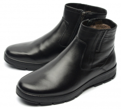 МУЖСКИЕ БОТИНКИ НАТУРАЛЬНАЯ КОЖА / НАТУРАЛЬНЫЙ МЕХ МАРКО БЕЛАРУСЬ