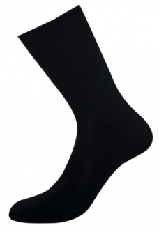 НОСКИ МУЖ С ШИРОКОЙ РЕЗИНКОЙ 302 COMFORT ХЛОПОК ЧЕРНЫЙ OMSA  ИТАЛИЯ