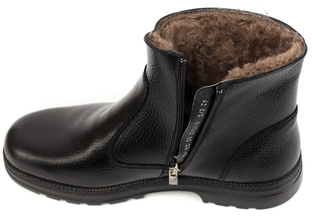 МУЖСКИЕ БОТИНКИ НАТУРАЛЬНАЯ КОЖА/НАТУРАЛЬНЫЙ МЕХ ОТИКО БЕЛАРУСЬ