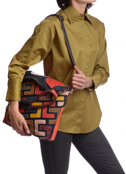 ЖЕНСКАЯ СУМКА НАТУРАЛЬНАЯ КОЖА KIKILOK КОРЕЯ