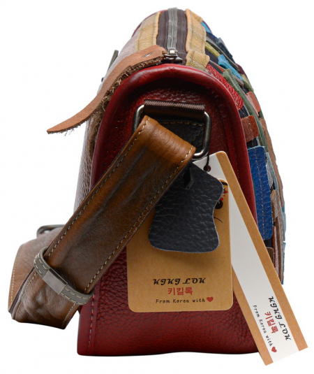 ЖЕНСКАЯ СУМКА НАТУРАЛЬНАЯ КОЖА KIKILOK КОРЕЯ