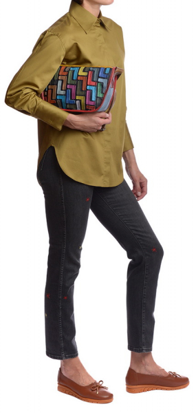 ЖЕНСКАЯ СУМКА НАТУРАЛЬНАЯ КОЖА KIKILOK КОРЕЯ