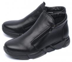 ЖЕНСКИЕ БОТИНКИ НАТУРАЛЬНАЯ КОЖА / БАЙКА CORVETTO