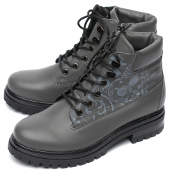 ЖЕНСКИЕ БОТИНКИ НАТУРАЛЬНАЯ КОЖА / ШЕРСТЬ CORVETTO ИТАЛИЯ