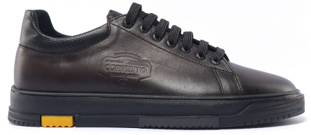 МУЖСКИЕ КЕДЫ НАТУРАЛЬНАЯ КОЖА CORVETTO ИТАЛИЯ